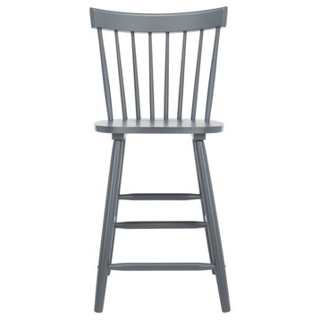 Alby Counter Stool, Set of 2, Gray