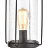 Country / Cottage  1 Light Post Mount in Matte Black Finish