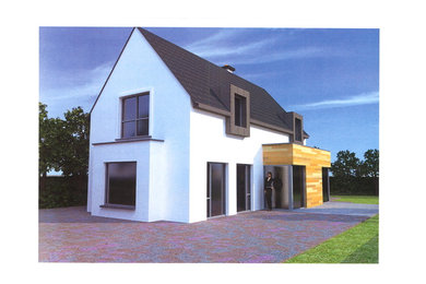 Inspiration for a contemporary home in Limerick.