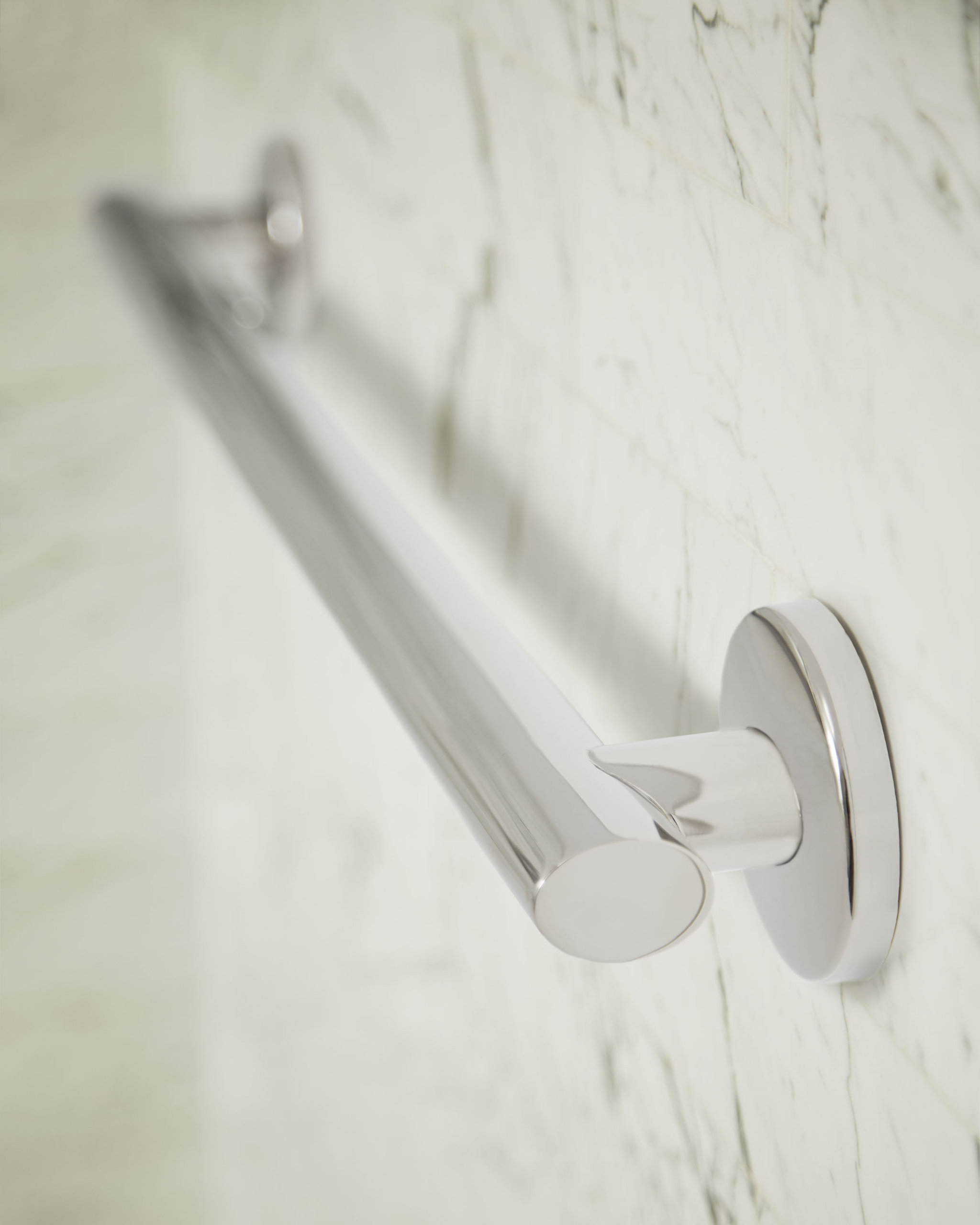 Coronado Oval Designer Shower Grab Bar, Polished, 12"