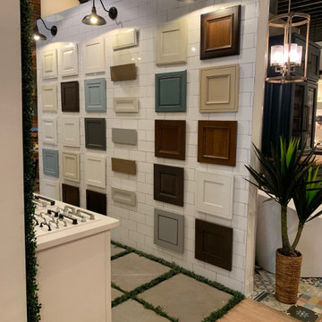 Cabinet wall in Hatch + Home Showroom