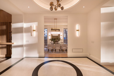 Hallway - contemporary hallway idea in Toronto