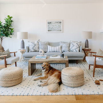 Beach Style Living Room