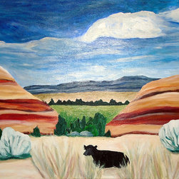 Black Cow Painted Hills - Fine Art Prints