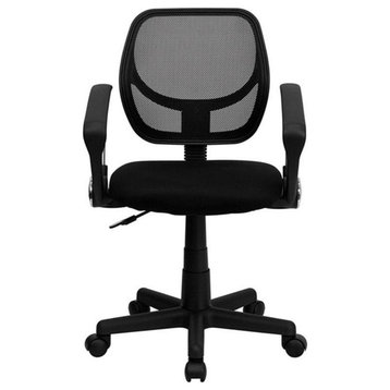 Flash Furniture Mid-Back Black Mesh  Office Chair