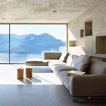 China high end custom made sofa set for living room
