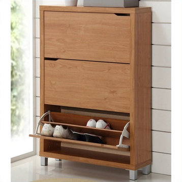 Simms Shoe Cabinet in Maple