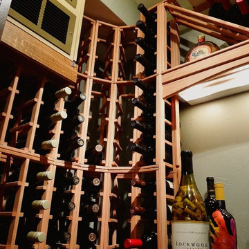 Lower Level Remodel with Wine Cellar in Wauwatosa