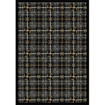 Games People Play, Gaming And Sports Area Rug, Saint Andrews, Flannel Gray