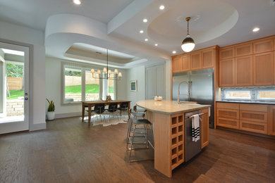 Trendy kitchen photo in Austin