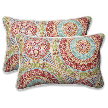 Out/Indoor Delancey Rectangular Throw Pillow, Set of 2, Jubilee