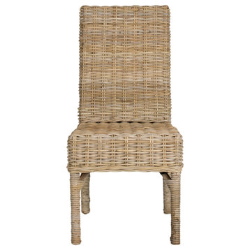 Rodger 18"h Rattan Side Chair (set of 2) Natural Unfinished