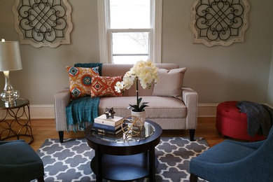 Living room photo in Minneapolis