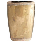 Cyan Designs - Bronze 12.5" Large Rosen Planter - This Planter is part of the Rosen Collection and has a Bronze Finish.