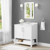 Ove Decors Concord 36" Single Sink Vanity Kit White With Included Mirror