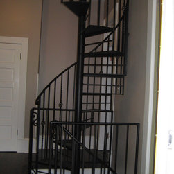 s006 Three Story Spiral Staircase in a Civil War era Home in Mt. Joy, Va. - Products