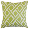 Satchel Geometric Pillow, New Leaf 20"x20"