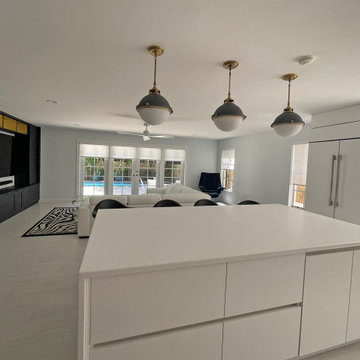 Coconut Grove Kitchen to Family Room Remodel