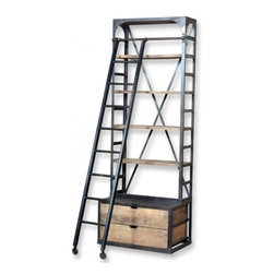 Hutch Style Bookcase - Bookcases