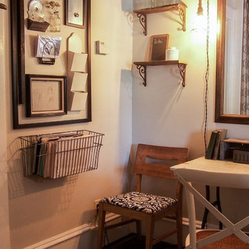 Rustic industrial farm house home office