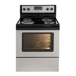 Whirlpool - Whirlpool Range. 4.8 cu. ft. Electric Range with Self-Cleaning Oven in Stainless - Gas Ranges And Electric Ranges