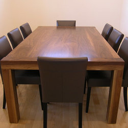 Solid Walnut Dining Room Table By Innovative Woodworking Co. - Dining Tables
