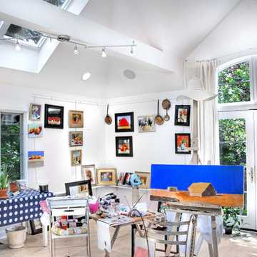 Artist's Studio in a Carriage House Addition