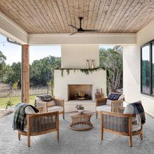 Outdoor Deck Area Dome Home