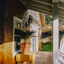 Open rafter porch