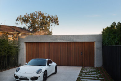 This is an example of a modern garage in Sydney.