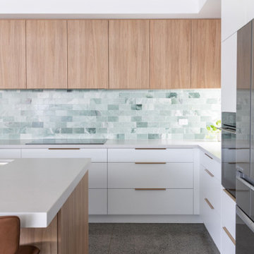 Light and Contemporary Wooloowin Kitchen