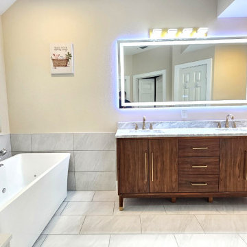 Allen TX - Renu Master Bathroom Full Remodeling