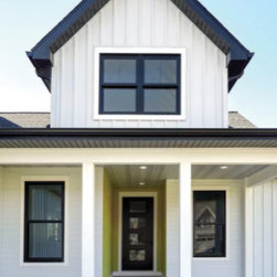 Vesta Steel Siding in White and Fiddlehead - Siding And Stone Veneer