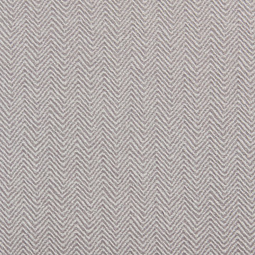 Grey Chevron Herringbone Upholstery Fabric By The Yard