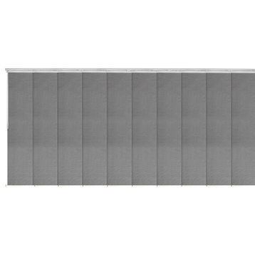 Argentine 10-Panel Track Extendable Vertical Blinds 120-218"W