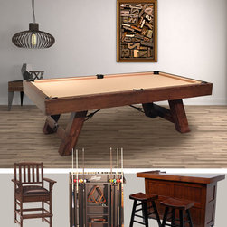 Troon Pool Table Game Room Package "B" - Game Tables