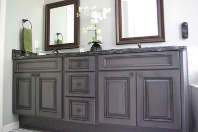 Inspiration for a contemporary bathroom remodel in Atlanta