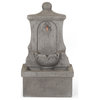 Frontage Outdoor 2-Tier Single Spout Fountain, Light Gray