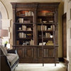 Hooker Adagio Double Bookcase With Ladder and Rail
