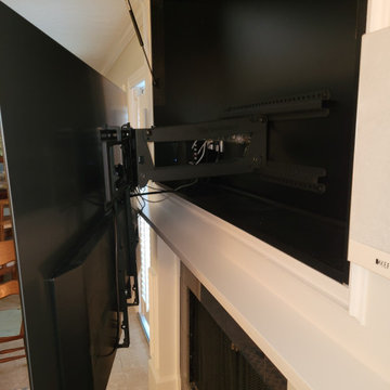 Hidden Living Room TV - Hide your TV with Art - Don't Sacrifice elegancy for pra