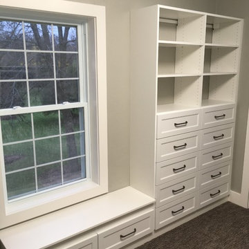 Master closets with windows