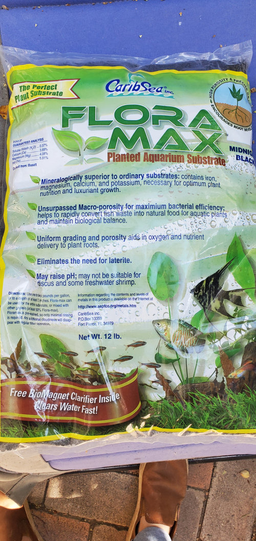FloraMax aquarium substrate as soil ammendment