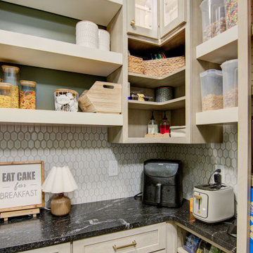 Collected Kitchen Remodel with Custom Seating + Layered Details