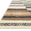 Mika In/out Area Rug by Loloi, Ivory / Multi, 2'5"x7'8"