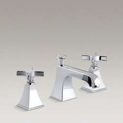 KOHLER Polished Chrome Memoirs&reg; Widespread Bathroom Sink Faucet - Bathroom Sink Faucets