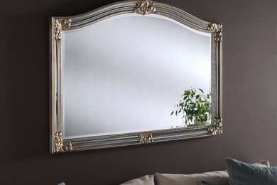 Walled Mirror for Fireplace