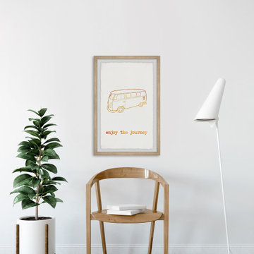 "Enjoy the Journey" Framed Painting Print