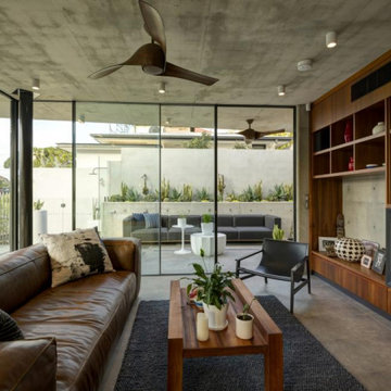Indoor Outdoor Living Room with Timber Joinery