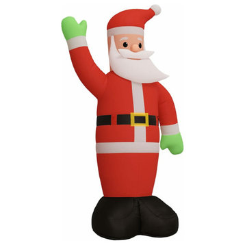 vidaXL Inflatable Santa Claus Xmas Decoration with LEDs Christmas Lighting