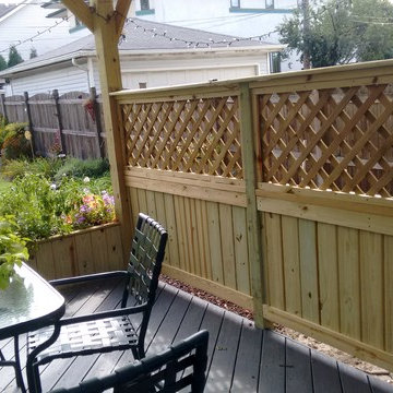 Timber Tech Deck with Pergola